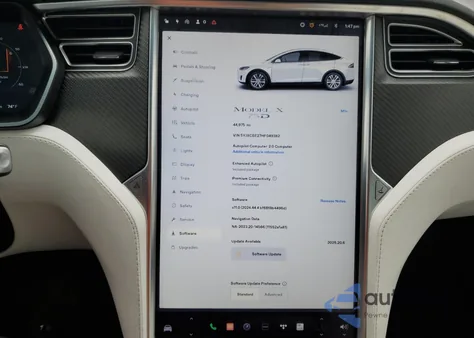 2017 Tesla Model X from USA, damaged, VIN 5YJXCBE27HF049382